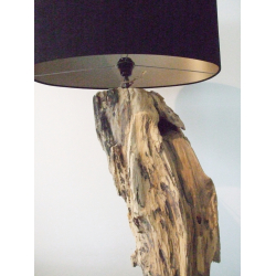 Lampa stojąca podłogowa z Kawałka drewna tekowego 180cm